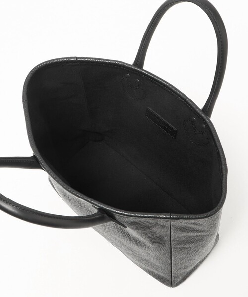 トートバッグ　レザー　ユナイテッドアローズ シボ レザーライク ジップ トート バッグ