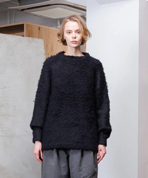 VOAAOV（ヴォアーブ） セーター ニット FULLERS TEASEL BRUSHED KNIT