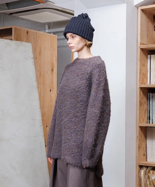 VOAAOV（ヴォアーブ） セーター ニット FULLERS TEASEL BRUSHED KNIT