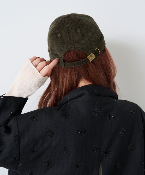 Kastane（カスタネ） キャップ 帽子 刺繍コーデュロイキャップ