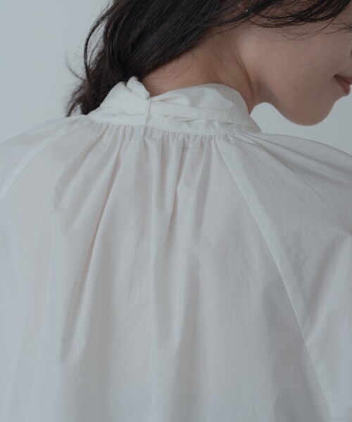 INDIVI GALLEST ブラウス シャツ タイプライター2Wayボウタイブラウス