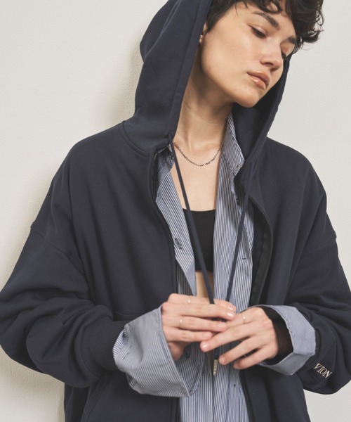 VION トレーナー スウェット ダブルジップパーカー / Double Zip