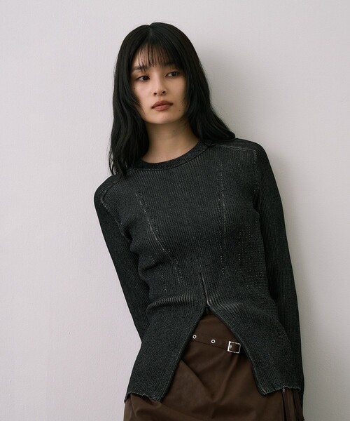 ユナイテッドトーキョー シアーリブプルオーバー シアーリブプルオーバー|allureville OFFICIAL SITE / ONLINE SHOP
