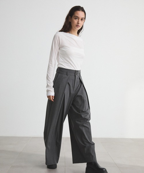 CITY TOKYO tシャツ Drape Layered Tops/ドレープレイヤードトップス