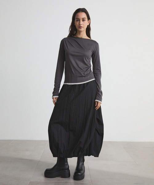 CITY TOKYO tシャツ Drape Layered Tops/ドレープレイヤードトップス