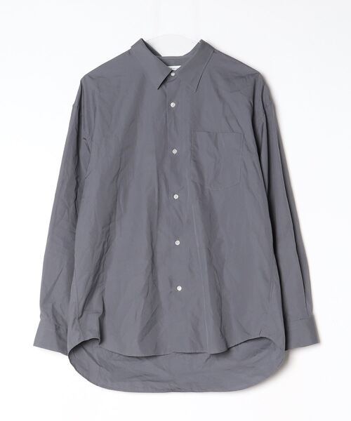 THOMAS MASON（トーマス メイソン） 長袖シャツ MEDIUM グレー メンズ