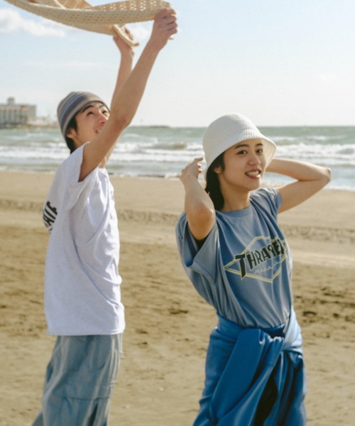 「WHIMSIC」 半袖Tシャツ FREE ボルドー メンズ_画像8