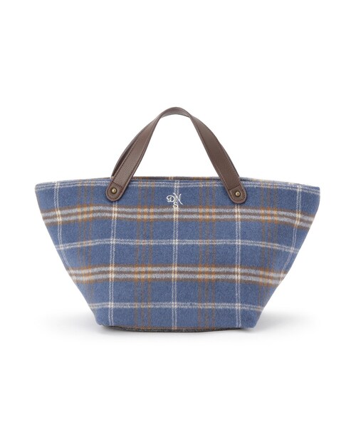 Dessin（デッサン） トートバッグ チェック柄ボートトートバッグ