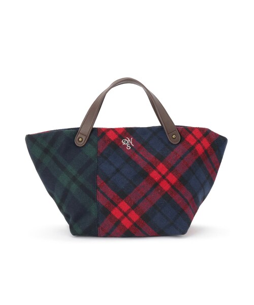 Dessin（デッサン） トートバッグ チェック柄ボートトートバッグ