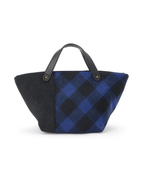 Dessin（デッサン） トートバッグ チェック柄ボートトートバッグ