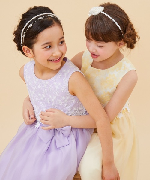 「CHOPIN」 「KIDS」ノースリーブワンピース 110cm パープル キッズ_画像4