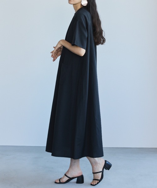 「Libra Cue」 半袖ワンピース FREE ベージュ レディース_画像6