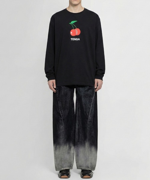 TENGA（テンガ） tシャツ TENGA Cherry 長袖Tシャツ メンズ レディース