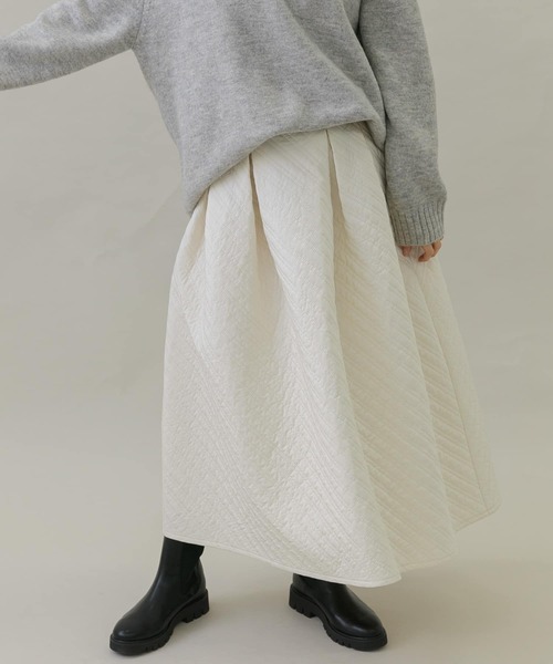 「URBAN RESEARCH Sonny Label」 フレアスカート 38 ホワイト レディース_画像3