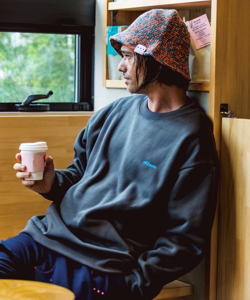 THE MILES トレーナー スウェット ellipsis イリップシス Crew Kneck