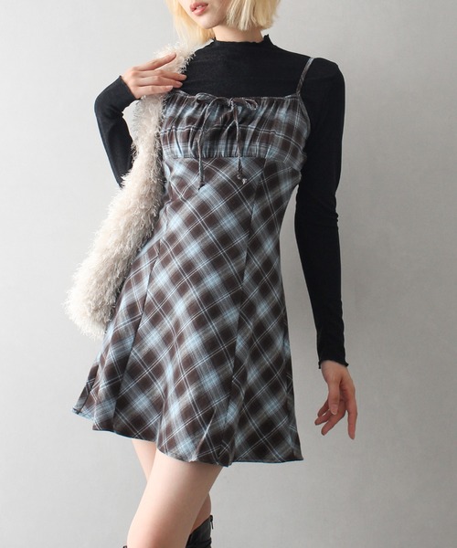 「SpRay」 キャミソールワンピース MEDIUM ブラウン レディース_画像2