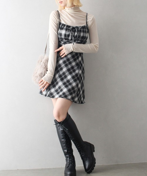 「SpRay」 キャミソールワンピース MEDIUM ブラウン レディース_画像9