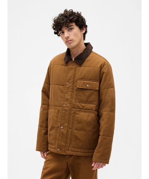 GAP（ギャップ） カバーオール リラックスフィット キルティング