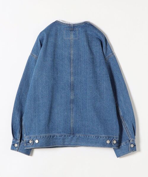 SHIPS any」 デニムジャケット ONE SIZE ライトブルー レディース