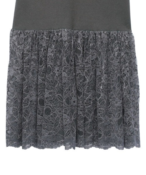 anuans（アニュアンス） ニットワンピース FREE チャコールグレー