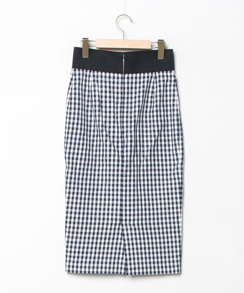 「dahl'ia」 チェック柄スカート X-SMALL ネイビー レディース_画像2