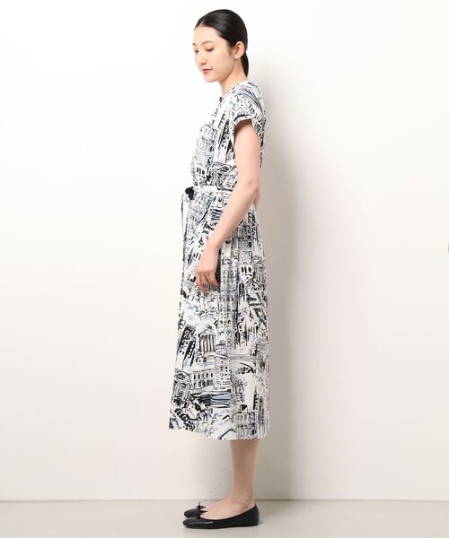 「PREFERIR」 ノースリーブワンピース LARGE ネイビー レディース_画像2