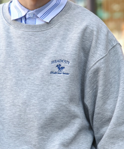 「ZIP FIVE」 スウェットカットソー MEDIUM グレー メンズ_画像2