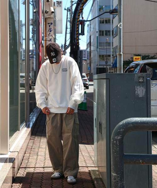 「ZIP FIVE」 スウェットカットソー MEDIUM グレー メンズ_画像4