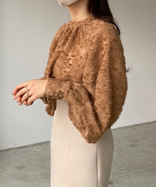 「Louere」 長袖ブラウス SMALL ブラック レディース_画像9