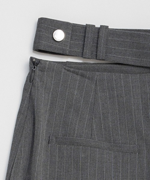デニムスカート Sewing Tack Maxi Skirt/スーチングタックマキシスカートの画像