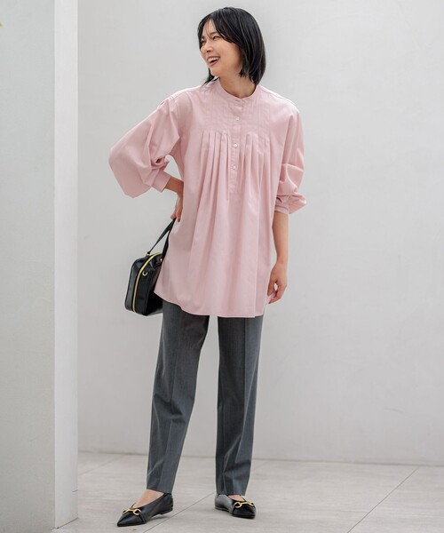 「23区」 長袖ブラウス 38 ブルー レディース_画像2