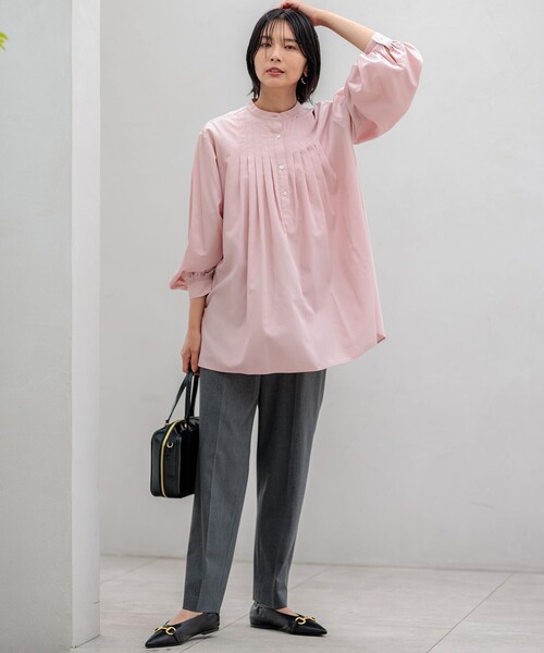 「23区」 長袖ブラウス 38 ブルー レディース_画像3