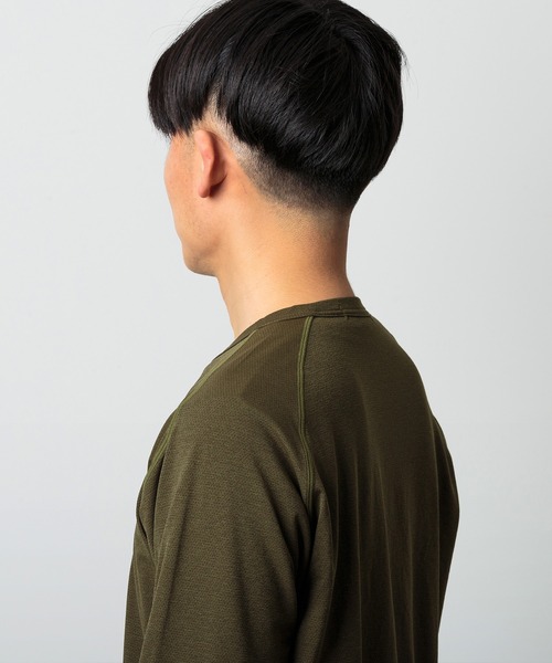 「narifuri」 長袖Tシャツ MEDIUM カーキ メンズ_画像9