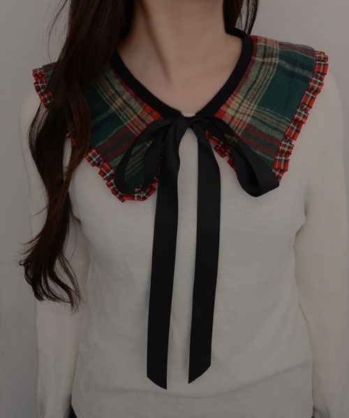 meguri megutte　トワルドジュイ柄ベスト　付け襟　　　新品未使用 CATEGORY Linen collar | meguri megutte