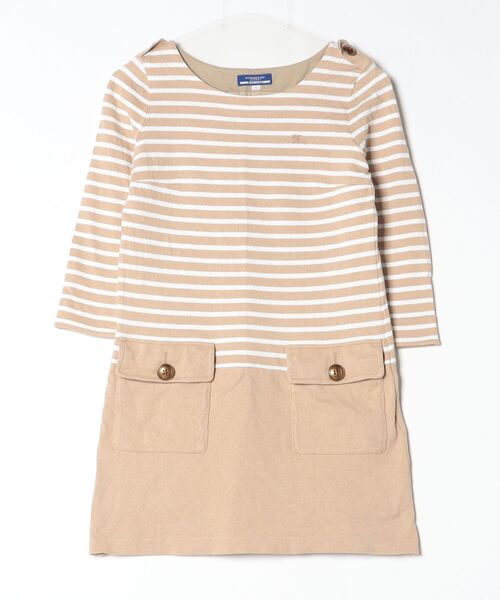 BURBERRY BLUE LABEL（バーバリーブルーレーベル） ボーダー柄7分袖