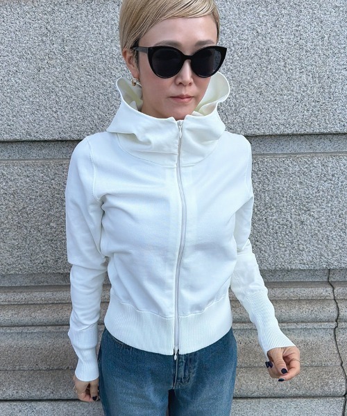 ニット セーター UVカットドライタッチパーカー レディース : ZOZOTOWN