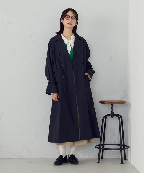 COMME CA ISM（コムサイズム） トレンチコート コート 卒業式 トレンチ