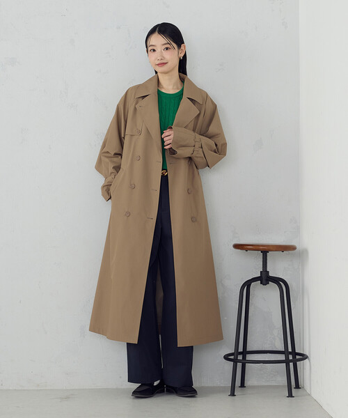 COMME CA ISM（コムサイズム） トレンチコート コート 卒業式 トレンチ