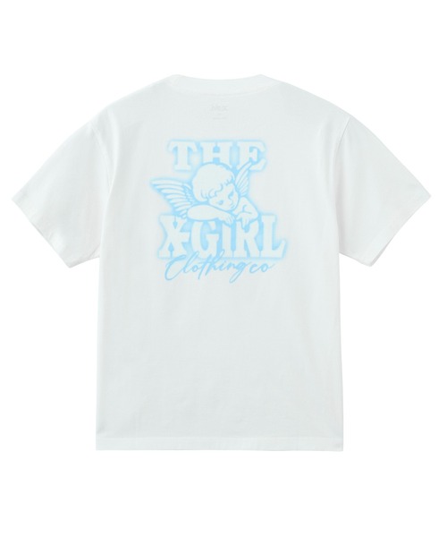 X-girl（エックスガール） tシャツ 半袖 SPRAY ANGEL S/S TEE