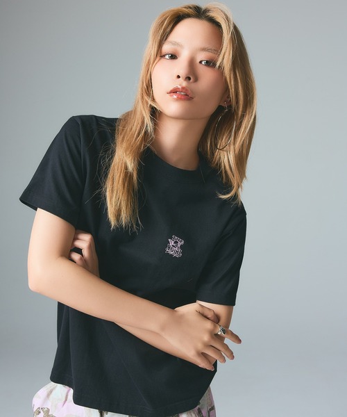 X-girl（エックスガール） tシャツ 半袖 SPRAY ANGEL S/S TEE
