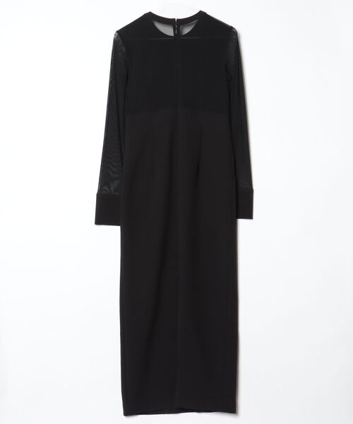 UN3D.（アンスリード） 長袖ワンピース 36 ブラック レディース
