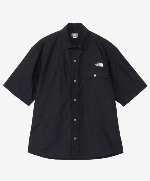 [新品未使用品]THE NORTH FACE 半袖シャツ XL 黒 グレー THE NORTH FACE（ザ ノースフェイス） 半袖シャツ X-LARGE ブラック