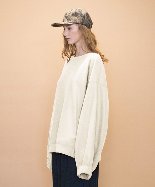 「my beautiful landlet」 長袖Tシャツ 1 ホワイト メンズ_画像5