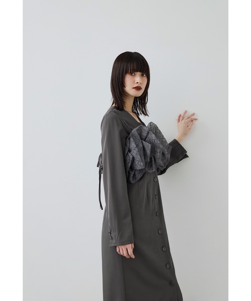 niana（ニアナ） ドレス ラッフルオーガンザドレス 2点セット