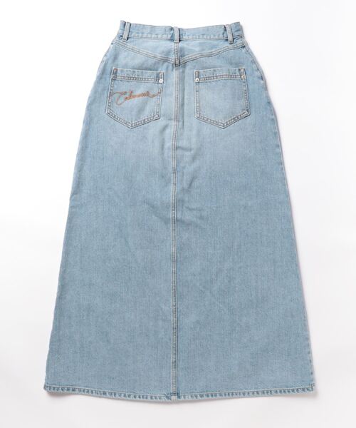 「CALNAMUR」 デニムスカート SMALL ブルー レディース_画像2