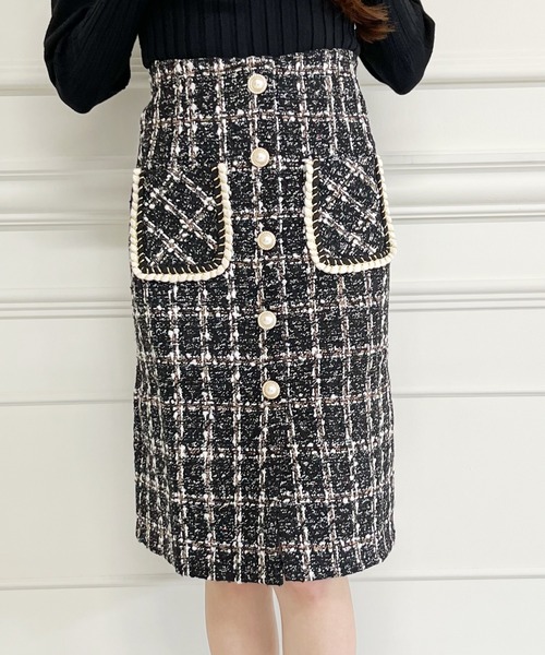 「MIIA」 スカート FREE ブラック レディース_画像2