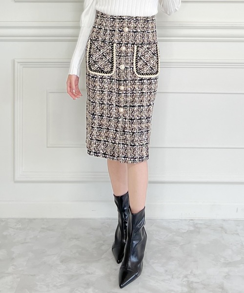 「MIIA」 スカート FREE ブラック レディース_画像4