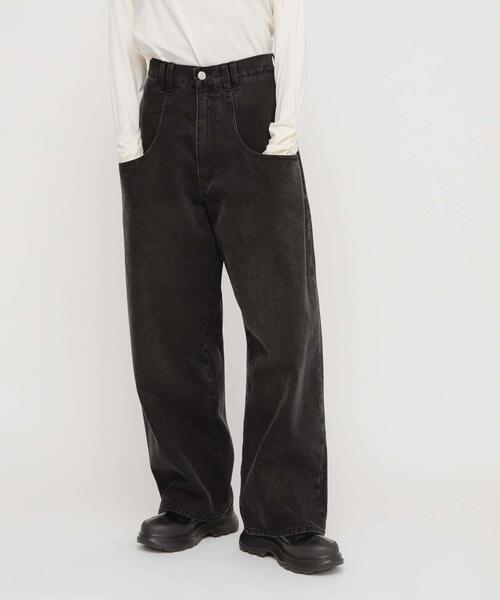 [KBF] Denim брюки 36 индиго голубой женский 