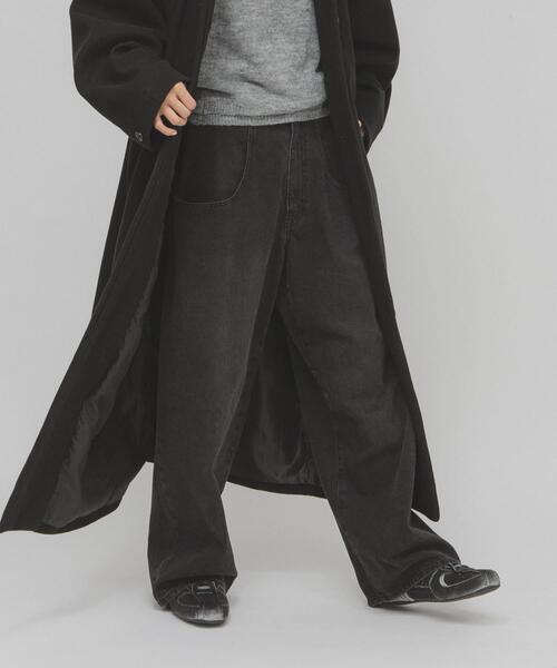 [KBF] Denim брюки 36 индиго голубой женский 