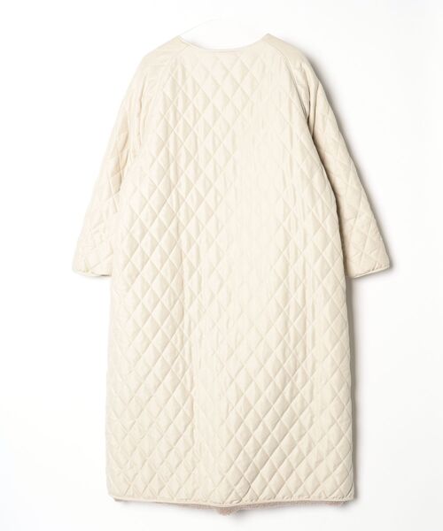 「rectangle」 ノーカラーコート FREE アイボリー レディース_画像2